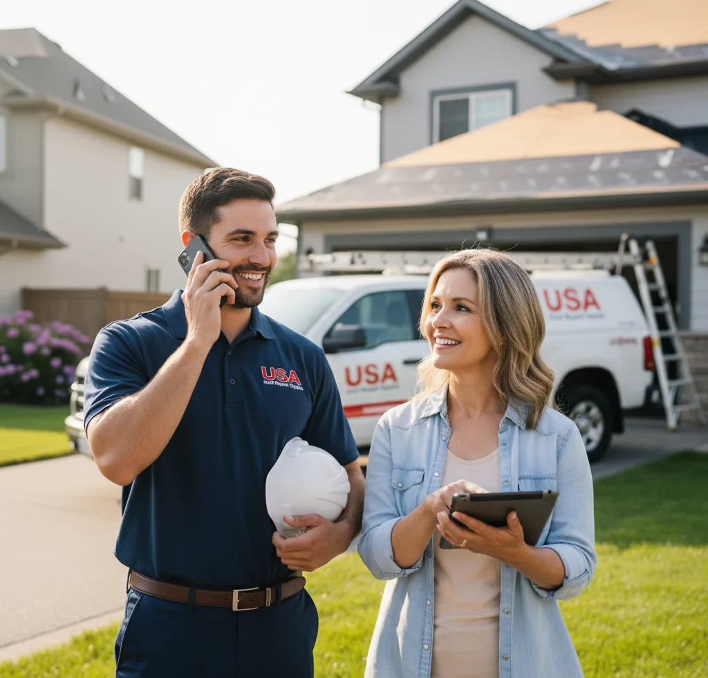 USA Roof Repair Experts customer support in Ethel